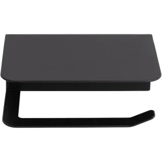 Держатель для туалетной бумаги Aquanet Магнум 336613 чёрный матовый